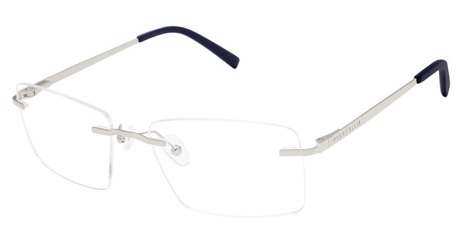Perry Ellis Eyeglasses PE 495 SILVER/1