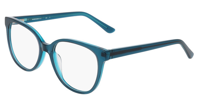 Marchon NYC Eyeglasses M-5042 TEAL/ AQUA LAMINATE/445