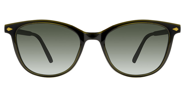 Eco Eyeglasses LILY CLIP ON SET OLIVE - SET/OLV_SET