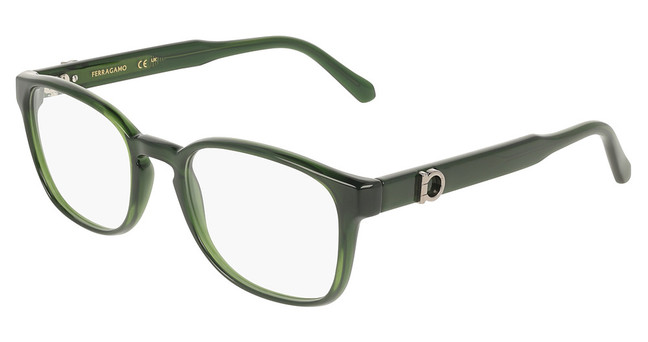 Ferragamo SF3027E TRANSPARENT GREEN/317