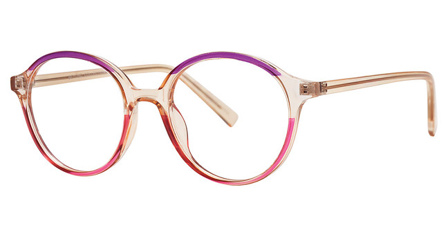 Smilen Eyewear Eyeglasses 3091 PURPLE/TAN/PINK