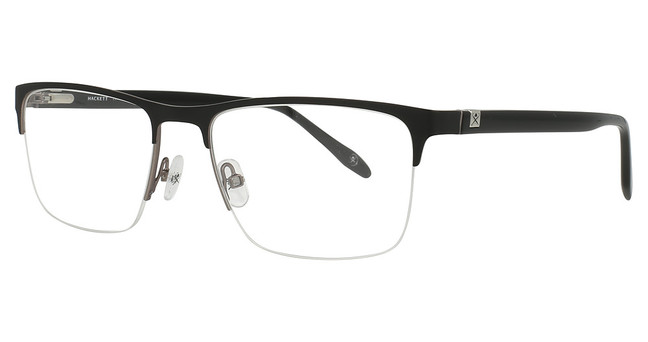 Hackett London Eyeglasses HEK 1376 Black Silver/002