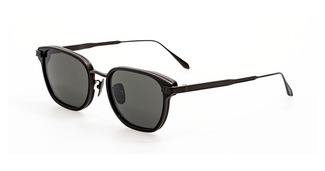 Linda Farrow Eyeglasses LFL1579S BLAKHER BLCK/ MATT NICKEL/GREY/004