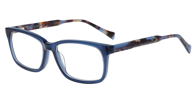 Lucky Brand Eyeglasses VLBD834 NAVY CRYSTAL + BLUE HAVANA