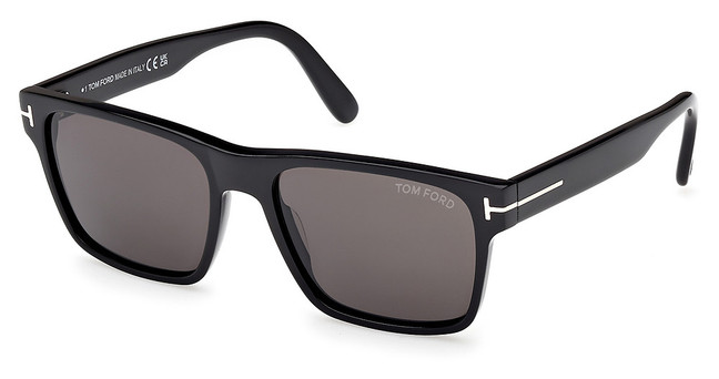 Tom Ford FT1205 shiny black / smoke/01A