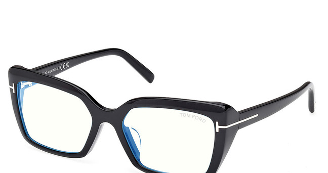 Tom Ford Eyeglasses FT5991-F-B shiny black/001
