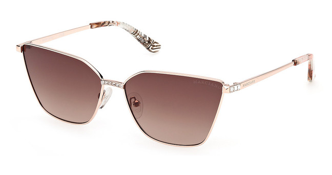 Guess? Eyeglasses GM00023 shiny rose gold / gradient brown/28F