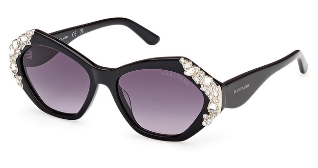 Guess? GM00026 shiny black / gradient smoke/01B