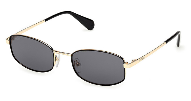 Max&Co. Eyeglasses MO0135 shiny black / smoke/01A