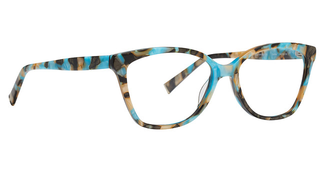 Trina Turk Eyeglasses Eartha BLUE TORTOISE/BTB