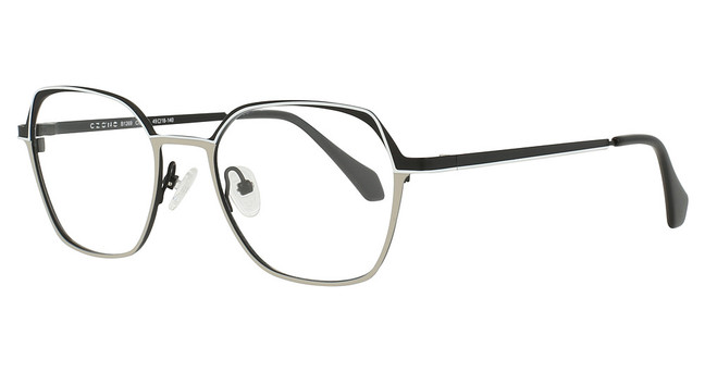 C-ZONE Eyeglasses B1269 Black/Light Grey/White/C-90