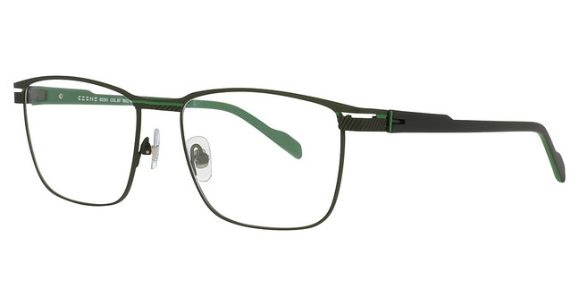 C-ZONE Eyeglasses B2393 Olive/Black/Green/C-50