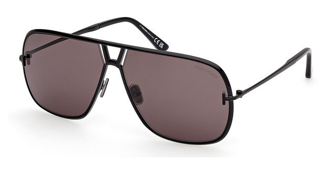 Tom Ford Eyeglasses FT1204 shiny black / smoke/01A