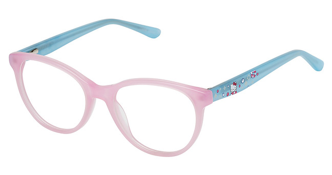 Hello Kitty Eyeglasses HK 391 PINK CRYSTAL/1