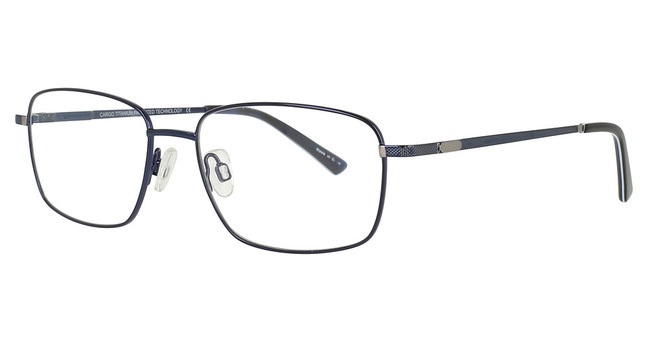Cargo Eyeglasses C5514 Shiny Dark Blue & Steel/50