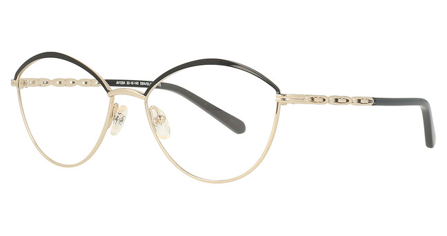 Adrienne Vittadini Eyeglasses 1294 SBlk/SLGold