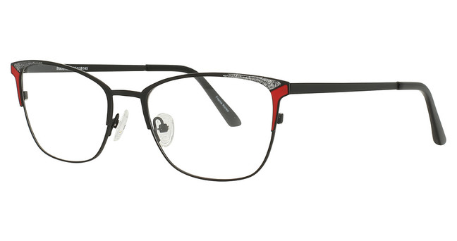 Encore Vision Eyeglasses INT265 Black/Red