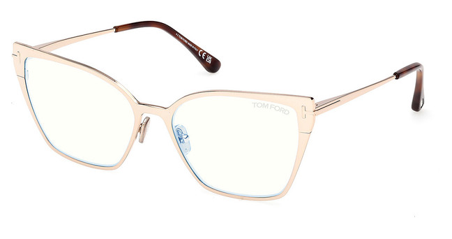 Tom Ford FT6051-B shiny rose gold/028