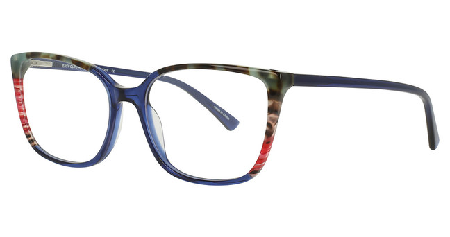 Easyclip Eyeglasses EC706 Blue & Multicolor/50