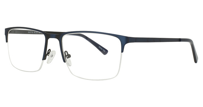 Continental Optical Imports Eyeglasses Fregossi 1053 Matte Blue