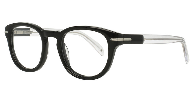 Haggar Eyeglasses H306 Black/Crystal/3