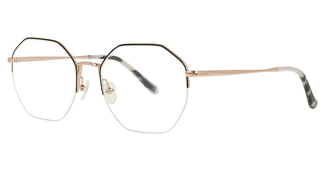 Cinzia Eyeglasses CIN-5187 Black / Rose Gold/2