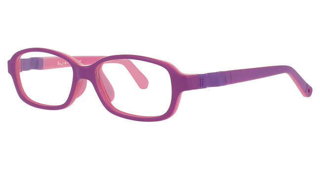 Indii Kids Eyeglasses INF503-TWIST PURP/GLO PINK/C3