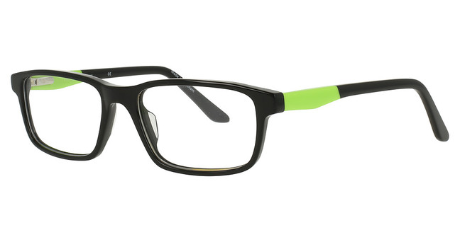 db4k Eyeglasses Double Up Black / Lime/1