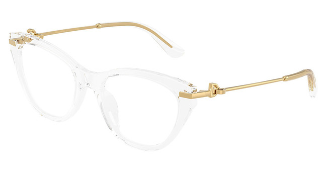 DOLCE & GABBANA Eyeglasses DG3428 CRYSTAL/3133