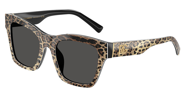 DOLCE & GABBANA DG4512 LEO BROWN ON BLACK/316387