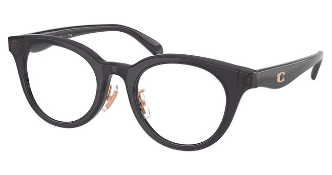 COACH Eyeglasses HC6280D TRANSPARENT DARK GREY/5104