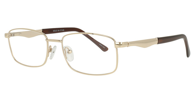 Continental Optical Imports Eyeglasses Exclusive 271 Gold/Brown