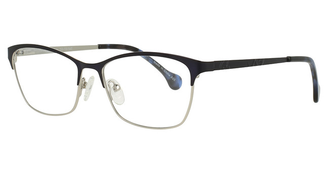 Continental Optical Imports Eyeglasses Fregossi 1047 Blue/Silver