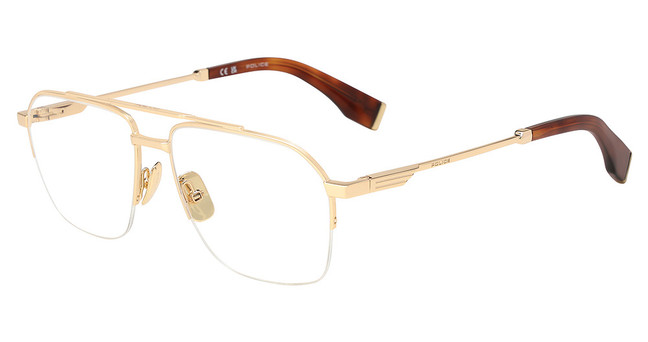 Police Eyeglasses VPLR71 SHINY ROSE GOLD