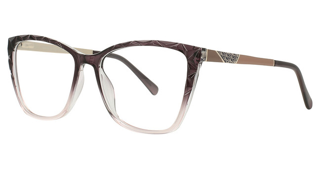 Fiore Optics Eyeglasses 0366 PURPLE+BRN/GOLD