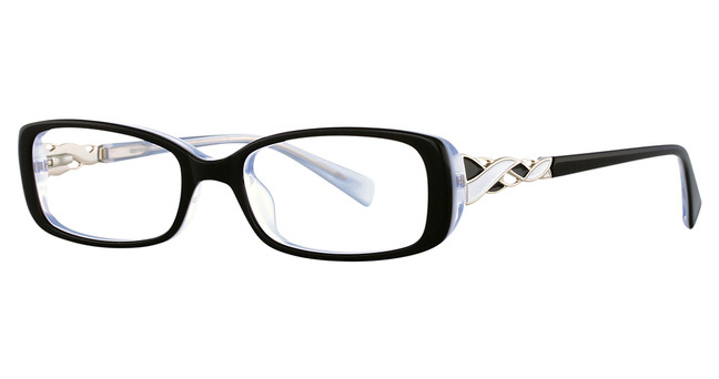 Avalon Collection Eyeglasses 5028 Black/White