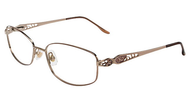Marchon NYC Eyeglasses TRES JOLIE 135 TOFFEE/220