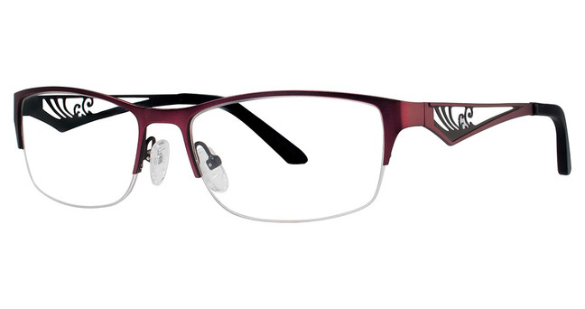 Genevieve Boutique Eyeglasses Passionate matte wine/black