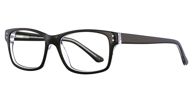 Elan Collection Eyeglasses 3007 Black/Crystal