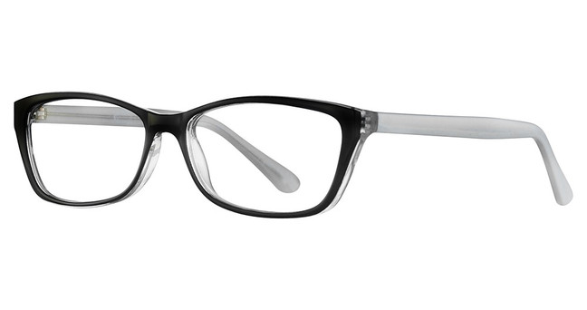 Chlogan Eyewear Eyeglasses Aura 1740 Black/ White