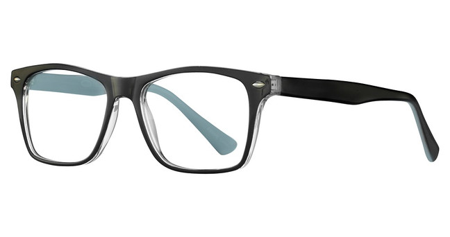 Chlogan Eyewear Eyeglasses Aura 1741 Black/Aqua