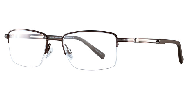 Easyclip Eyeglasses EC408 Satin Dark Brown/10