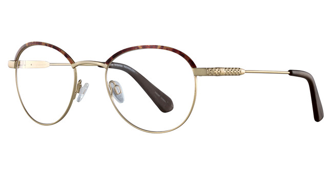 Takumi Eyeglasses TK1049 Satin Gold & Demi Amber/10