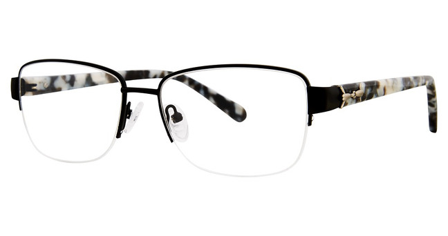 Genevieve Paris Design Eyeglasses Gabriella matte black/grey marble