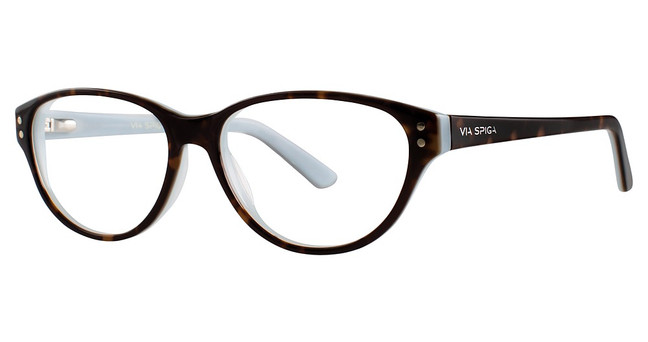 Via Spiga Eyeglasses Via Spiga Teodora Tort/Lt. Blue/550