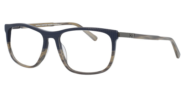 Easyclip Eyeglasses EC488 Navy & Grey Marbled/50