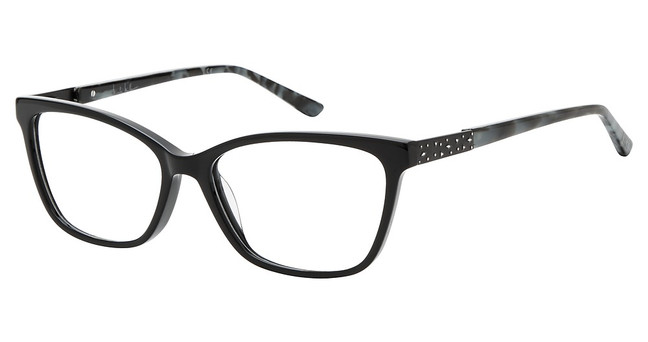 Nicole Miller Eyeglasses Atwater BLACK/TEAL/C01