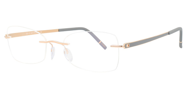 Silhouette Eyeglasses 5529 HC rose gold/highland gray/6520
