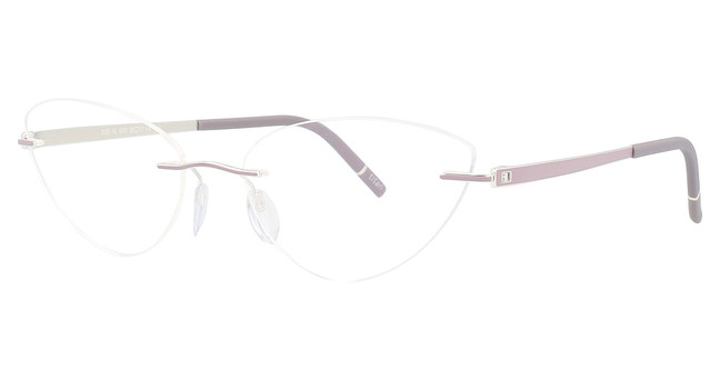 Silhouette Eyeglasses 5529 HE rhodium/heather violet/4000