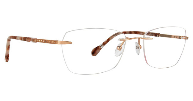 Totally Rimless Eyeglasses Halo(300) Rose Gold/RSGD